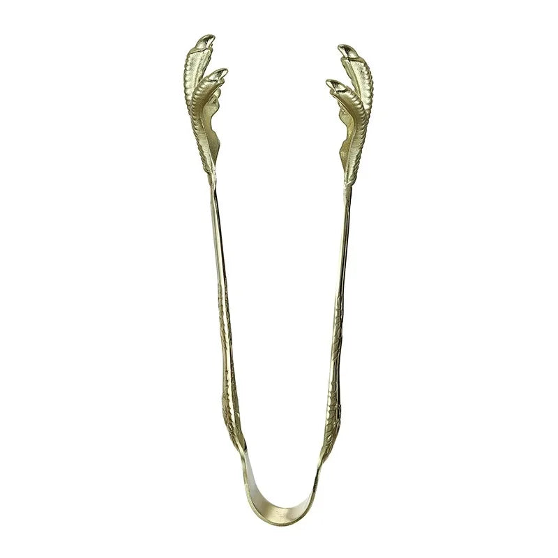 Bird Claw Ice Tongs – Stainless Steel Bar Serving Clip Bar Ice Tongs Babs