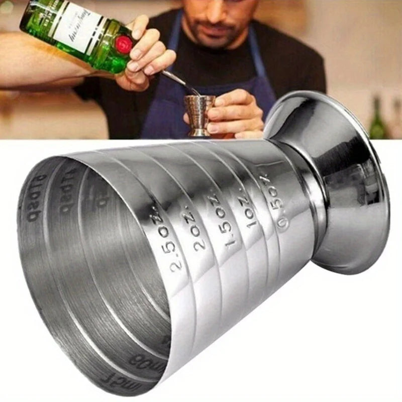 Stainless Steel Cocktail Measuring Jigger with Graduations Cocktail Measuring Jigger Babs