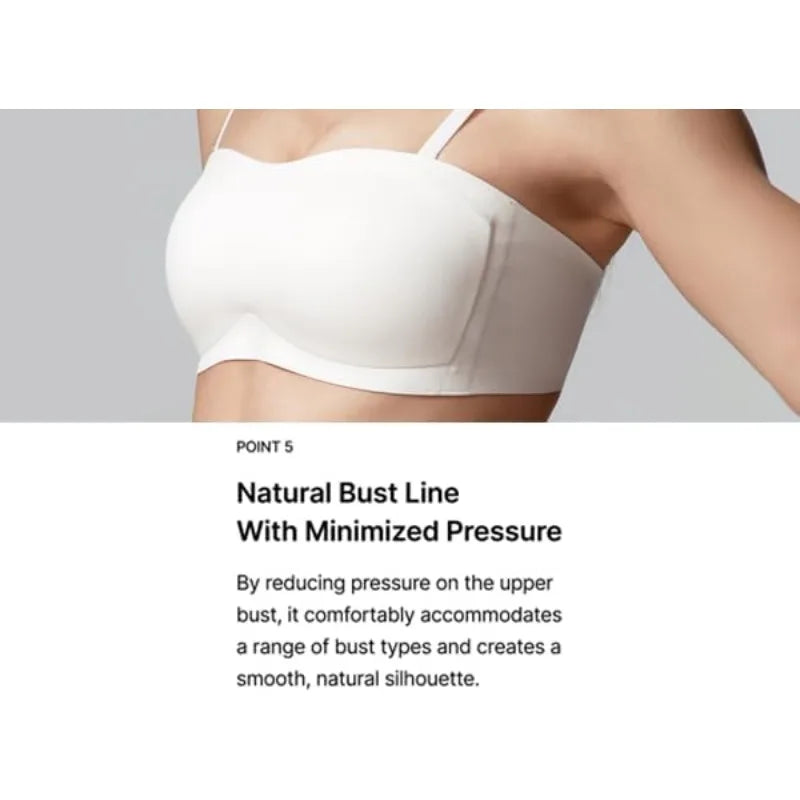 Women's Non-Slip Strapless Bra – Seamless Wire-Free Strapless Bra Babs