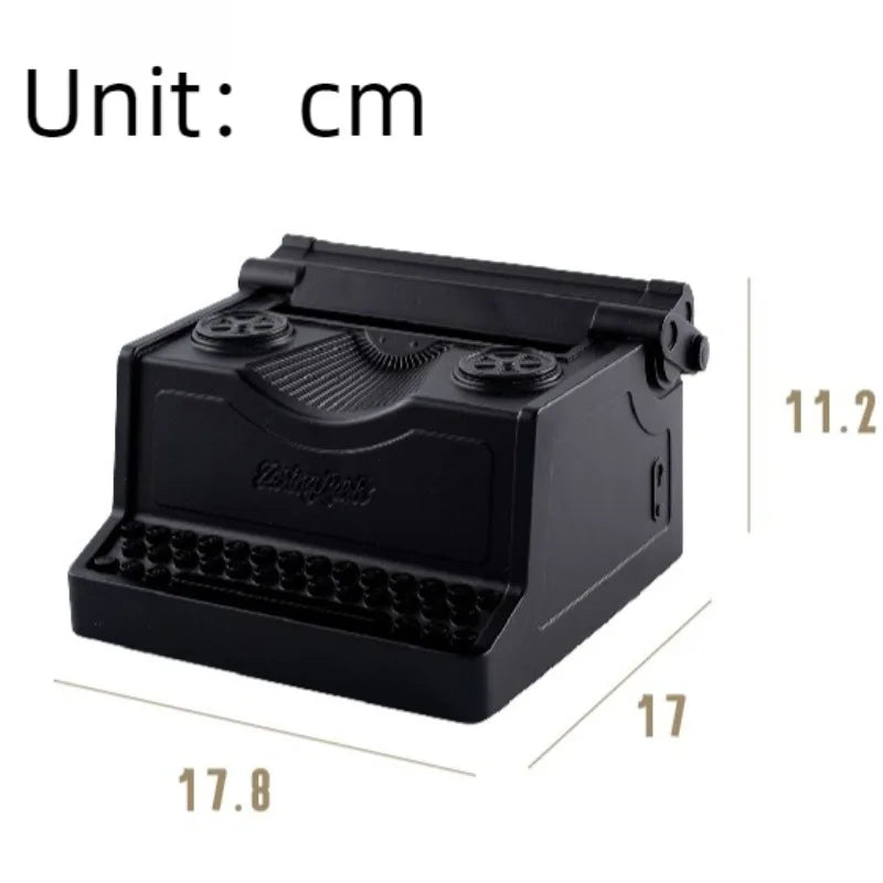 Retro Luxury Resin Tissue Box – Elegant Decorative Napkin Holder Decorative Tissue Holder Babs Black
