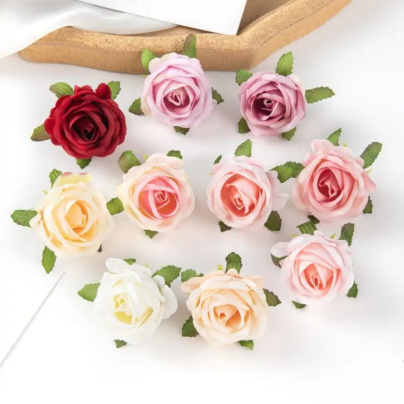 Silk Rose Artificial Flowers for Wedding, Wreath & Home Décor Artificial Silk Flowers Babs