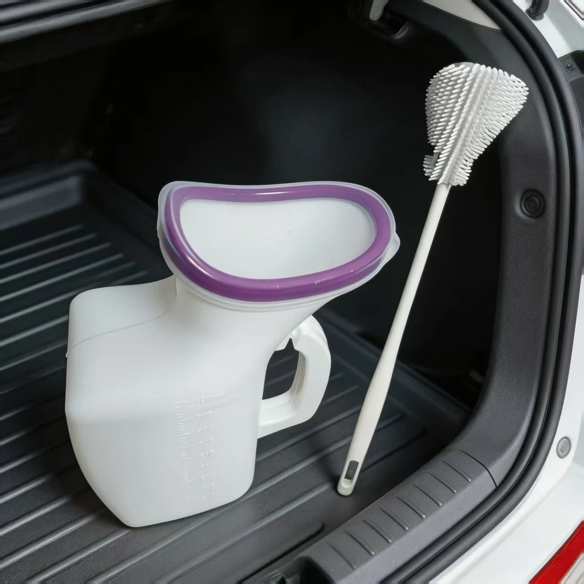 Portable Unisex Urinal with Brush – Car & Outdoor Camping Portable Travel Urinal Babs