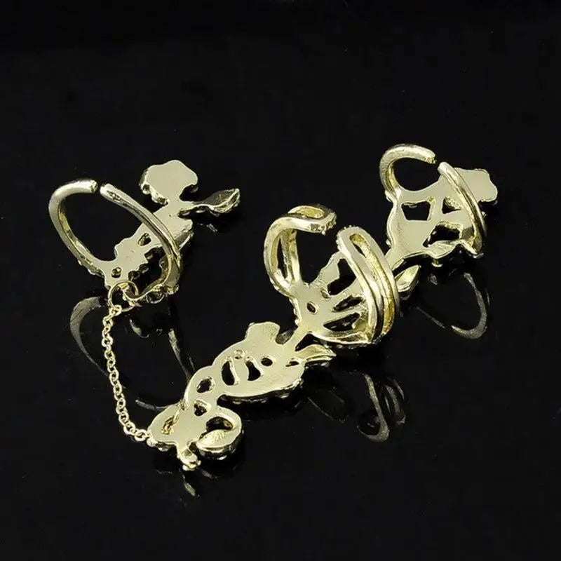 Crystal Stackable Knuckle Ring Set – Women's Fashion Jewelry Fashion Ring Babs