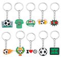 10Pcs Soccer Keychains Bulk – Kids Party Favors & Bag Pendants Sports Party Favors Babs 10Pcs