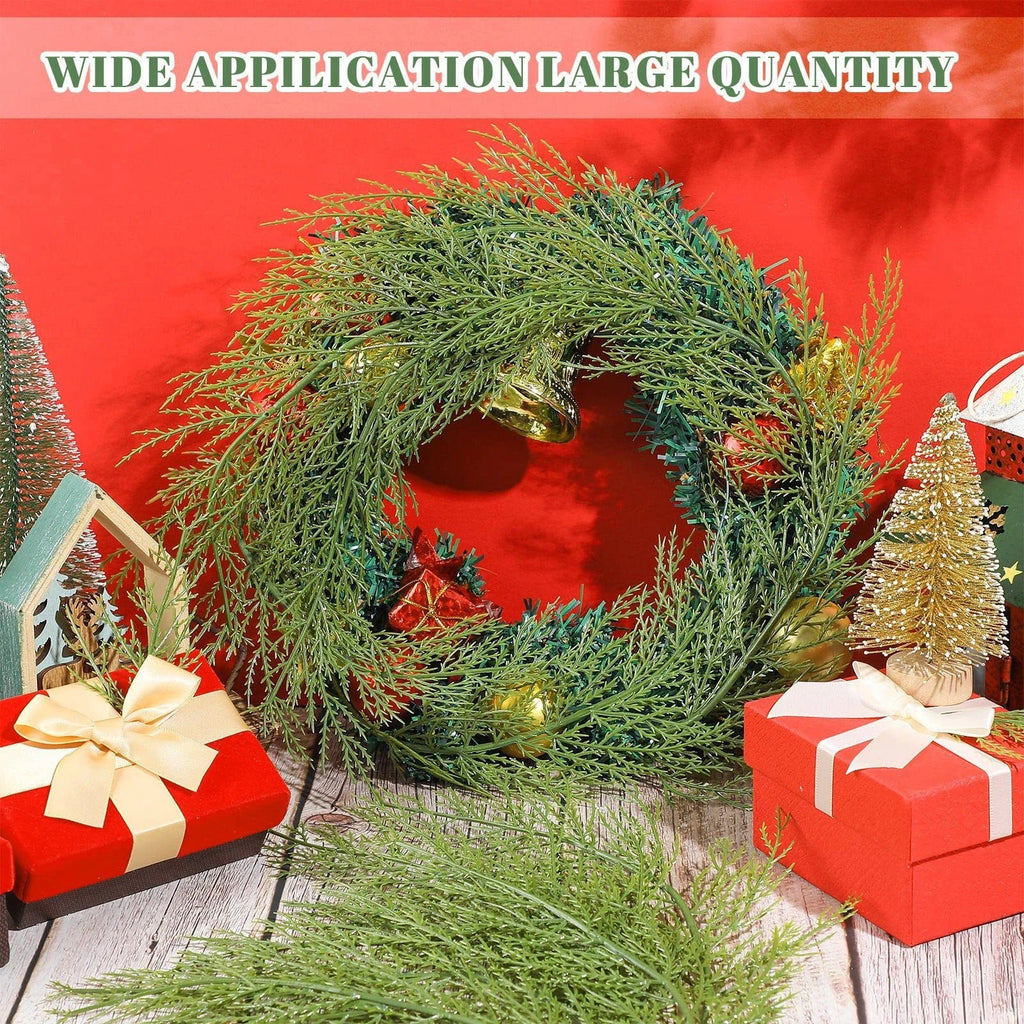 50/100Pcs Artificial Pine Branches – Christmas & Party Decor Artificial Pine Branches Babs
