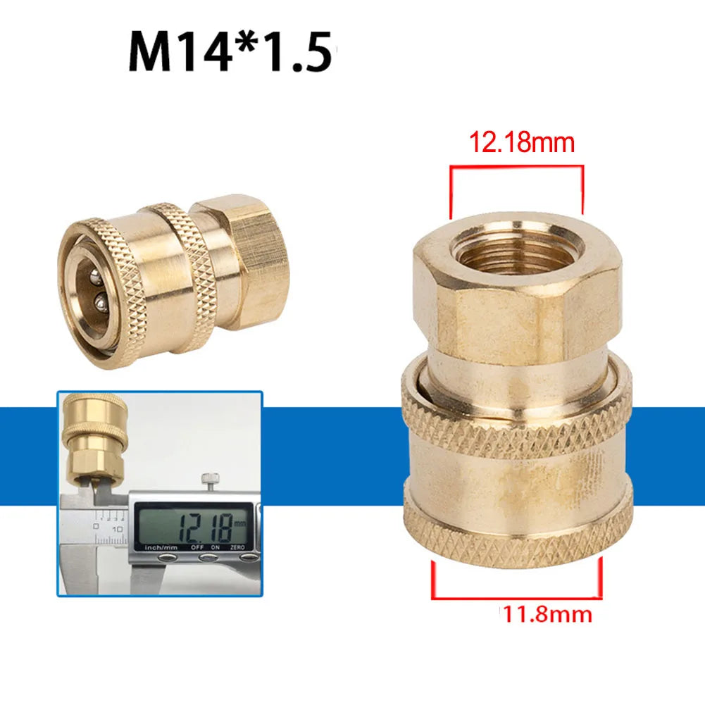 1/4" Quick Release Pressure Washer Connector Coupler Fitting Hose Coupler Fitting Babs 4