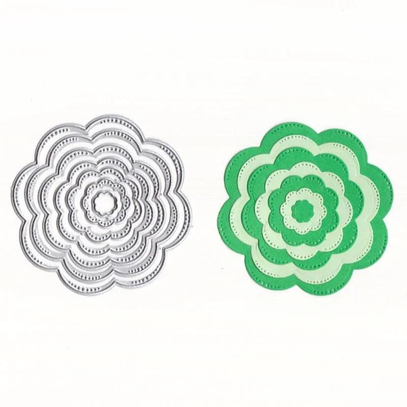 Flower Metal Cutting Dies Stencils for Scrapbooking & Cards Metal Cutting Dies Babs