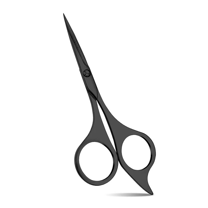 Professional Stainless Steel Eyebrow Scissors – Sharp & Ergonomic Eyebrow Scissors Babs black