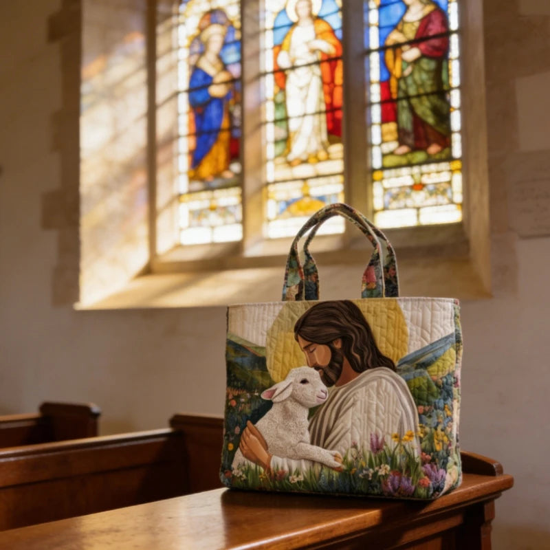 Women's Lightweight Quilted Tote Bag | Digital Print Weekend Bag Quilted Tote Bag Babs