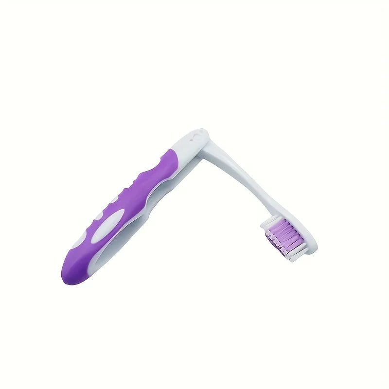 Manual Folding Travel Toothbrush – Full Head, Medium Bristles Travel Toothbrush Babs 1 pc 1