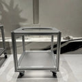 Aluminum Rotating Flowerpot Display Stand | Plant Cart Plant Display Stand Babs Flower Pot Rack