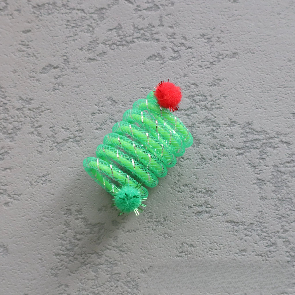 Colorful Spring Interactive Cat Toy – Bite-Resistant Elastic Ball Interactive Cat Toy Babs G