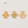 20 Pcs Antique Bronze Bee Charms for Jewelry Making – Zinc Alloy Jewelry Making Charms Babs lightgold