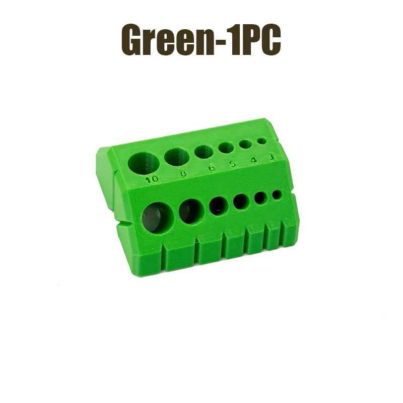 3D Printed Drill Guide Digital Scale Precision Hole Locator Drill Guide Tool Babs Green 1PC