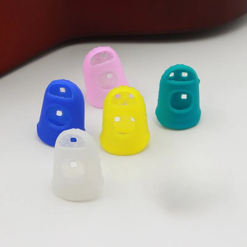 5-Pack Silicone Finger Thimbles – Breathable Guitar Finger Covers Guitar Finger Covers Babs 5pcs