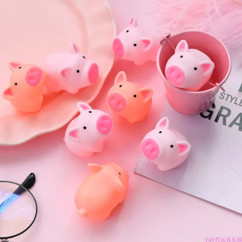 20pcs Squeeze Pink Pig Dolls – Party Favors & Birthday Gifts Squeeze Novelty Toy Babs Default Title
