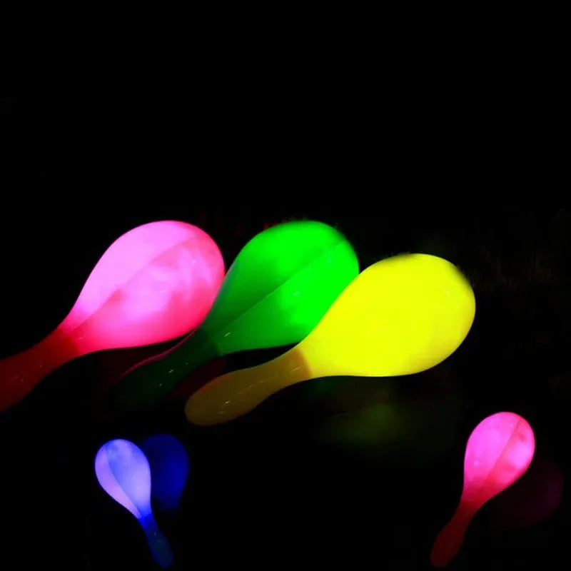 30pcs LED Flashing Maracas – Light-Up Kids Party Noise Makers LED Party Maracas Babs