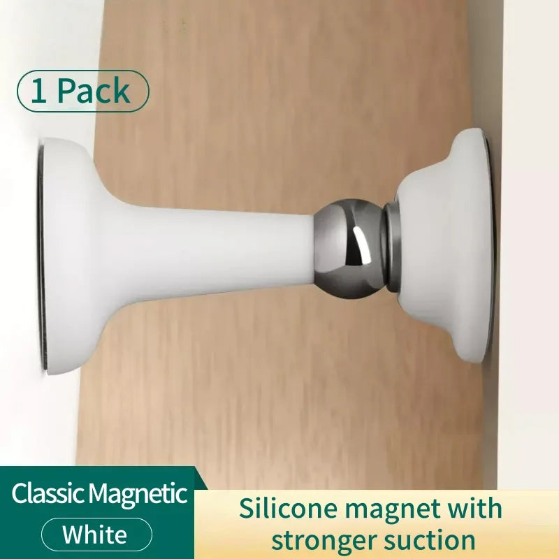 No-Drill Silicone Suction Cup Door Stopper – Wall Protector Door Stopper Babs WHITE