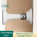 No-Drill Silicone Suction Cup Door Stopper – Wall Protector Door Stopper Babs WHITE