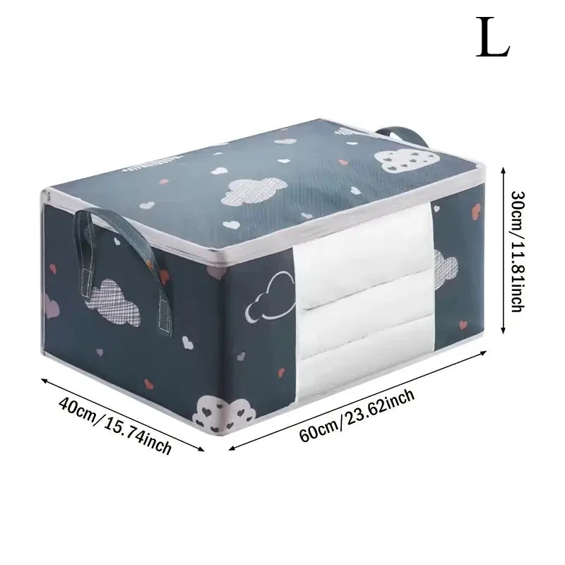 Large Foldable Non-Woven Storage Bag – Quilt & Clothing Organizer Foldable Storage Bag Babs