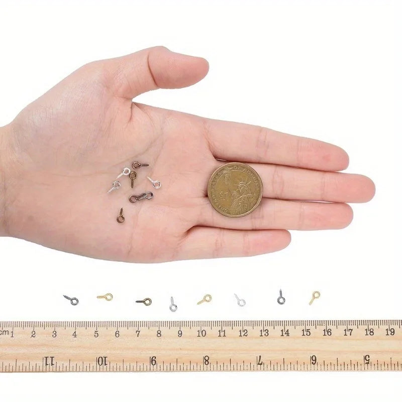 720pcs Eyelet Screw Nails – DIY Jewelry Pendant Accessories Jewelry Making Findings Babs