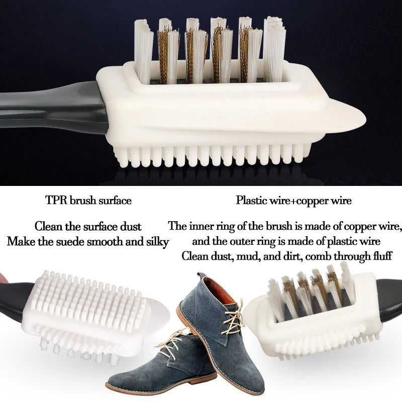 Suede Shoe Brush – Boots, Sneakers & Nubuck Cleaner Tool Shoe Cleaning Brush Babs