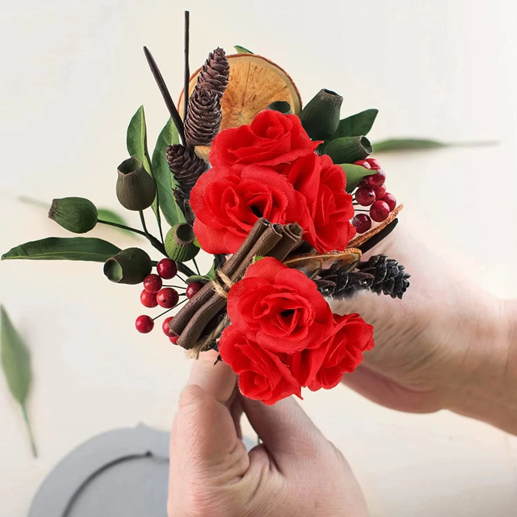 50/100Pcs Artificial Silk Cream Rose Heads – Wedding & DIY Decor Artificial Silk Flowers Babs