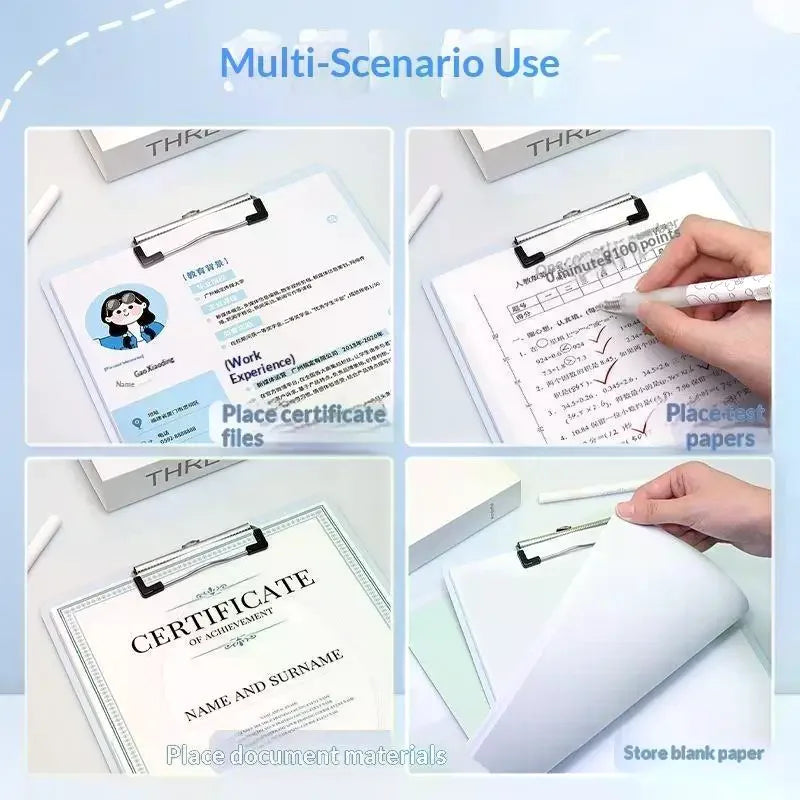 A5 Clipboard Writing Pad – Durable Plastic Clip Board Clipboard Writing Pad Babs