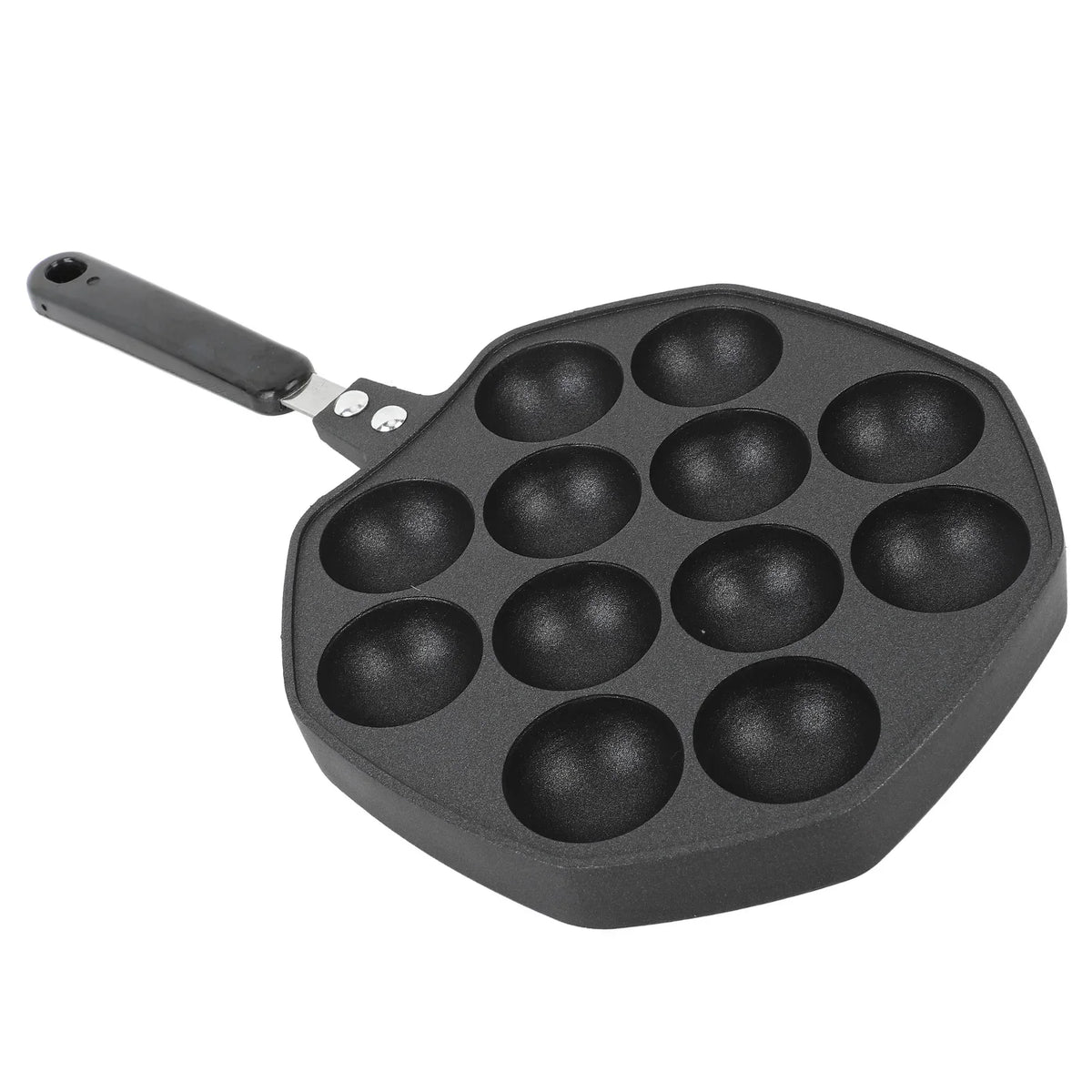 Takoyaki Pan 12-Mold Nonstick Aluminum Alloy Skillet Takoyaki Cooking Pan Babs