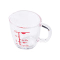 Mini Graduated Plastic Measuring Cup – Drip-Free Spout Kitchen Measuring Cup Babs Transparent
