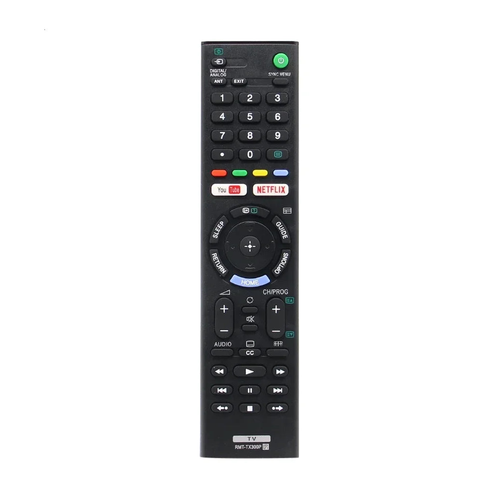 RMT-TX300P Replacement Remote for Sony 4K Smart TV TV Replacement Remote Babs black