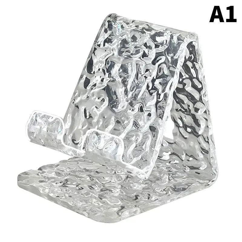 Acrylic Wave Phone & Tablet Stand | Minimalist Desktop Holder Phone & Tablet Stand Babs A1