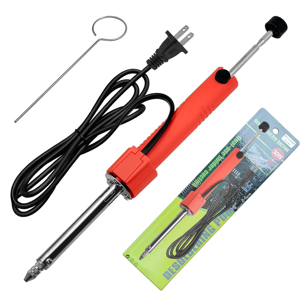 Electric Desoldering Pump Gun 30W – Large Suction DIY Tool Desoldering Pump Gun Babs 110V US PLUG No plug