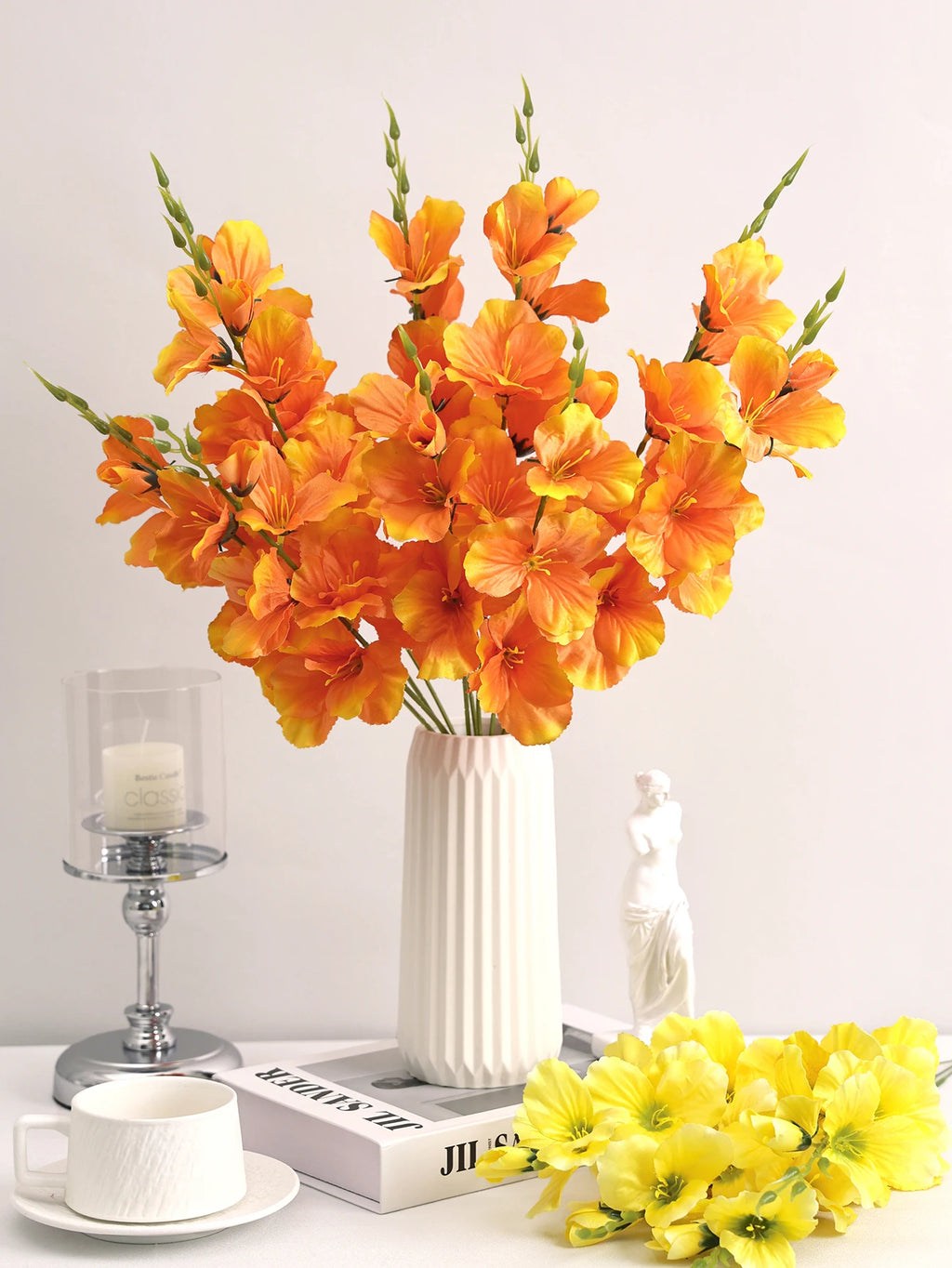 Artificial Silk Moth Orchid Stems – Wedding & Home Décor Artificial Flower Stems Babs