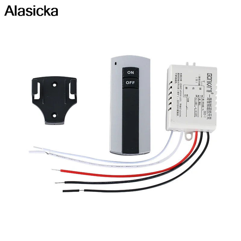 220V Wireless Remote Control Switch 1/2/3 Channel RF 433MHz Remote Control Switch Babs