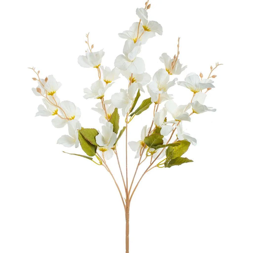 Artificial Silk Magnolia Bouquet – Wedding & Home Décor Artificial Flower Bouquet Babs WHITE 1pc