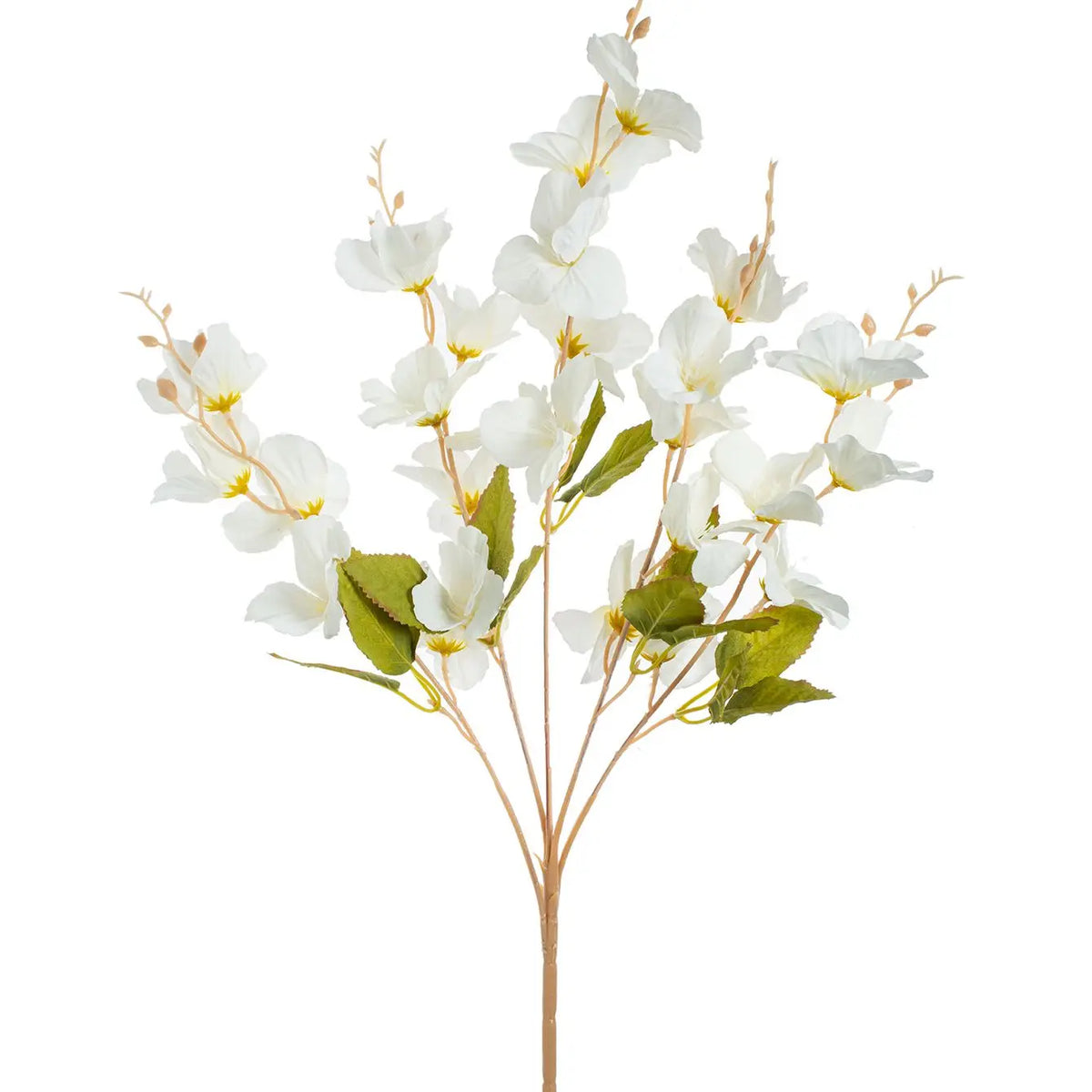 Artificial Silk Magnolia Bouquet – Wedding & Home Décor Artificial Flower Bouquet Babs WHITE 1pc