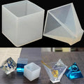 Pyramid & Cube Silicone Resin Mold Set – Crystal Jewelry Making Silicone Resin Mold Babs 1and2