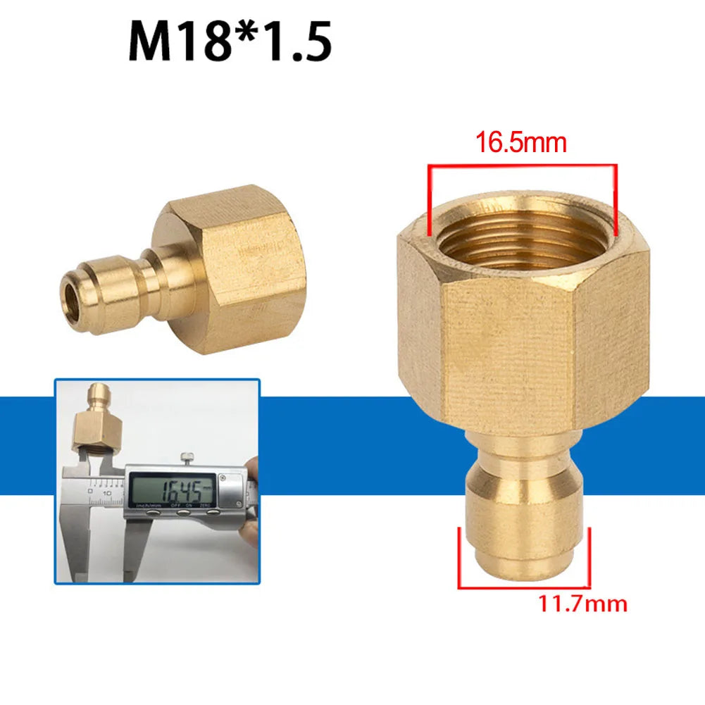 1/4" Quick Release Pressure Washer Connector Coupler Fitting Hose Coupler Fitting Babs 8