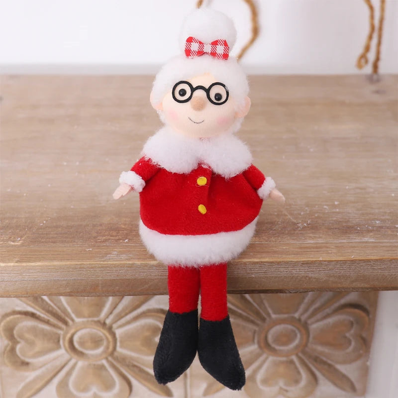 Plush Long-Legged Elf Christmas Ornament – Boy & Girl Decor Christmas Elf Ornament Babs Grandma Christmas