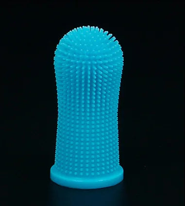 Pet Finger Toothbrush – 360° Soft Bristle Dental Care for Pets Pet Finger Toothbrush Babs 1Pc B