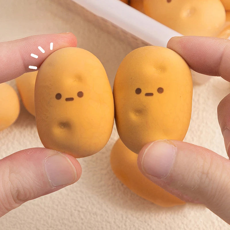 Potato-Shaped Novelty Erasers – Cute 3D Food Eraser Set Novelty Eraser Set Babs
