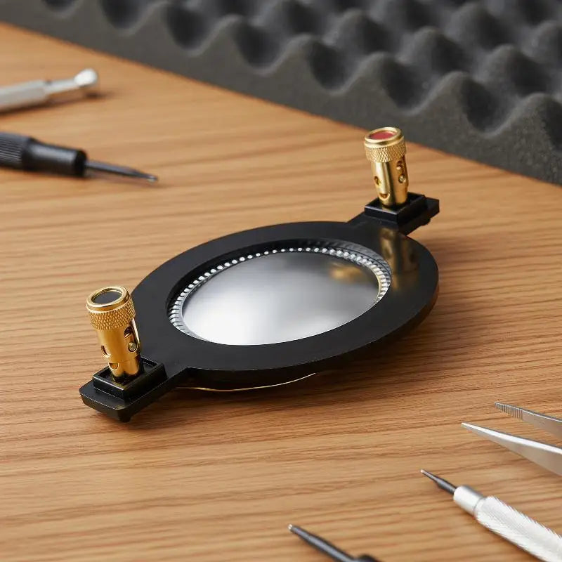 HUXUAN 44.4mm Titanium Tweeter Replacement Diaphragm Tweeter Diaphragm Babs