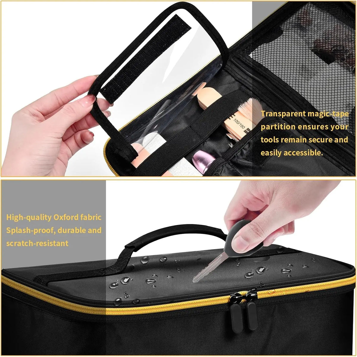 Nail Polish Organizer Case – Holds 40 Bottles, Double Layer Nail Storage Case Babs