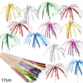 50Pcs Tassel Fireworks Cake Toppers & Cocktail Picks for Parties Party Cake Toppers Babs 50pcs 17cm