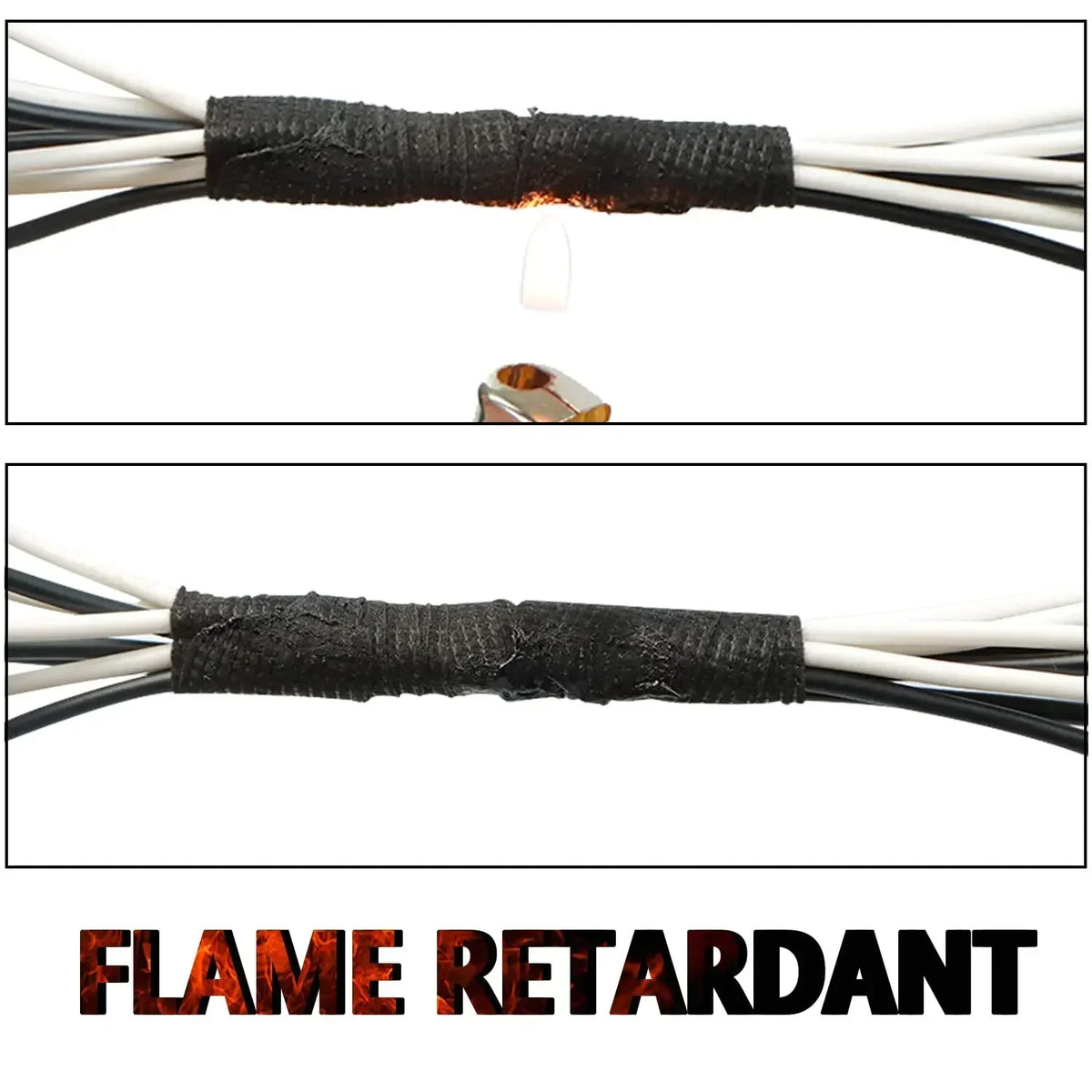 10M Fabric Electrical Tape – Heat-Resistant Auto Wiring Harness Wrap Electrical Harness Tape Babs