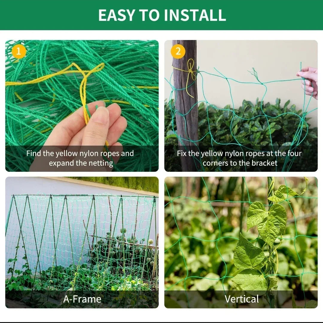 Heavy-Duty Garden Trellis Netting for Climbing Plants Garden Trellis Netting Babs