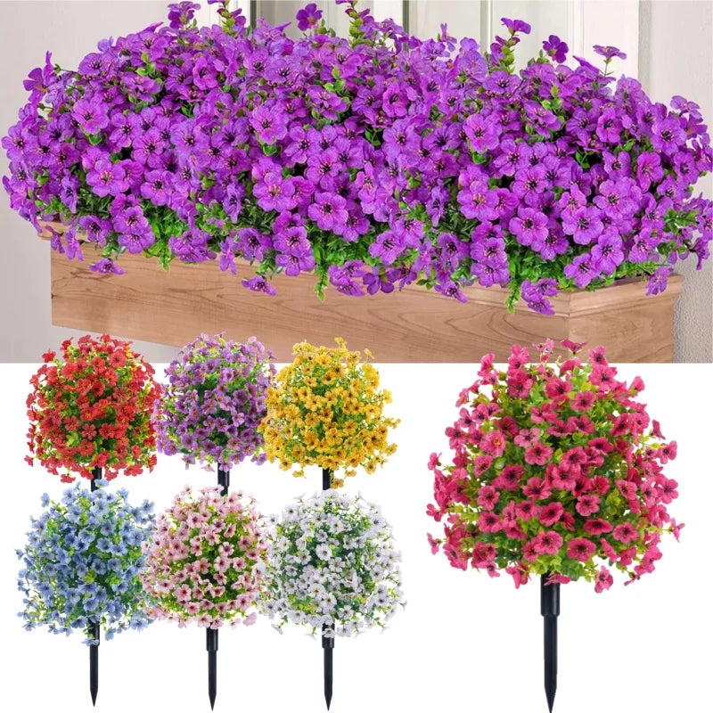 UV Resistant Artificial Orchid Flowers – Indoor & Outdoor Decor Artificial Flowers Babs