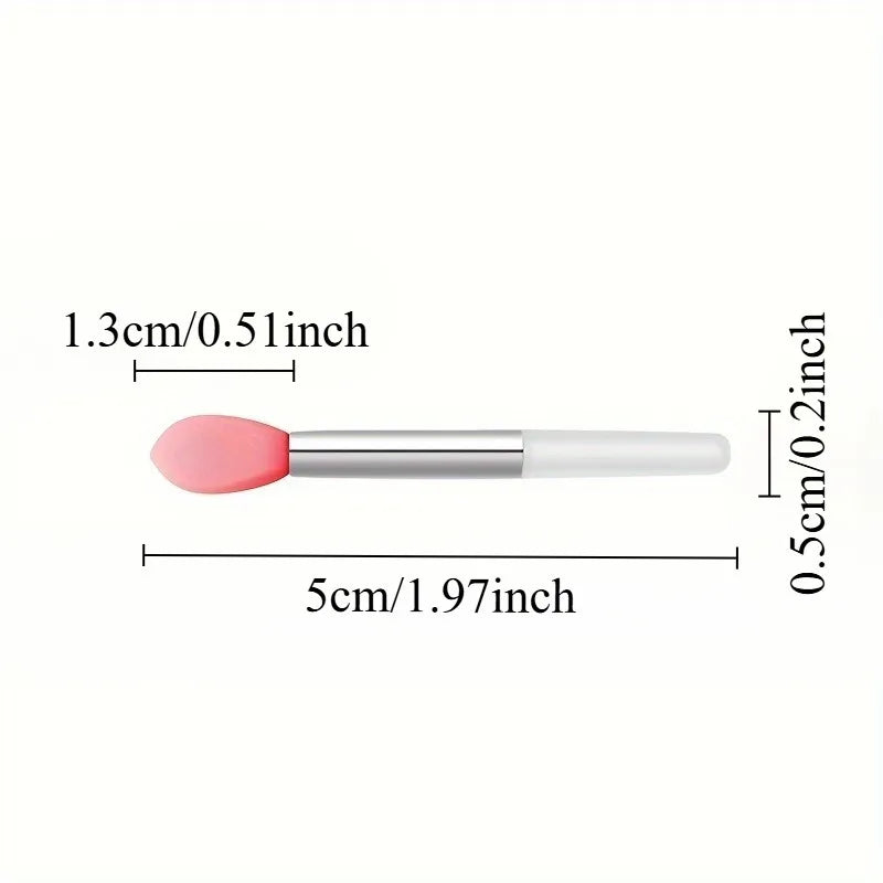 Silicone Lip Brush Set – Lipstick, Eyeshadow & Mask Applicators Silicone Makeup Brush Babs
