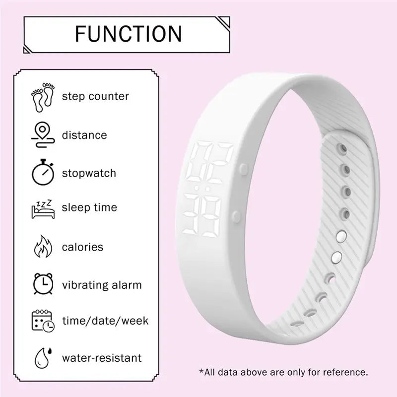 Fitness Tracker Watch – Pedometer, Calorie & Vibrating Alarm Fitness Tracker Watch Babs